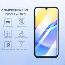 3 piezas de película protectora de pantalla de vidrio templado compatible con Samsung Galaxy A15/A15 5G, A25 5G, A05s/A05, A14, A24, A34 5G, A54 5G, A14, A04e, A04/A04s, A13 5G, A23 5G, A03, A13, A14 5G, A16, A26, A36, A56, S23 S24 FE