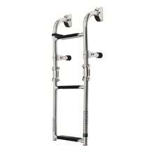 3 Step Folding Ladder Stainless Steel Ladder 3 Step Folding Boat Ladder - Silver - View 4