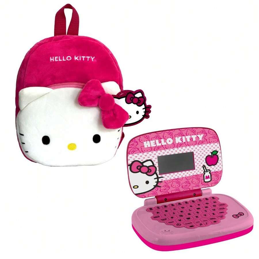 SANRIO Plush Backpack Kit +  Laptop Kit - Multicolor - Ver 1