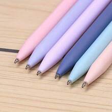 Morandi Color Mechanical Pencil Triangular Rod Color Pen Anti-Break Core Design Writing Smooth Simple Automatic Pen 0.5mm, Simple And Convenient - Multicolor - View 9