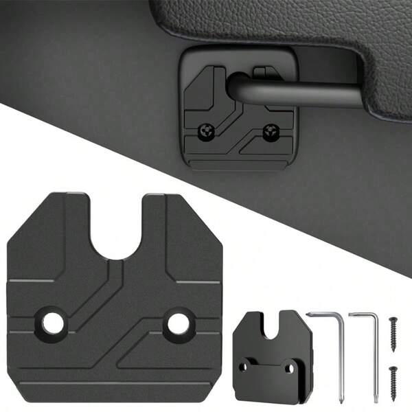 Kit de réparation de pare-soleil compatible avec les camionnettes Dodge RAM 1500 2019-2023, 1 paquet de clip de pare-soleil en aluminium, fixateur de pare-soleil de voiture, kit de réparation de clip de pare-soleil de camion, clips de pare-soleil pour voitures, accessoires Dodge Ram 1500