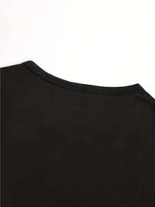 T-shirt inspirant avec imprime << J'ai survecu a trop de tempetes » - Col rond decontracte et manches courtes pour femme - Parfait pour le printemps et l'ete