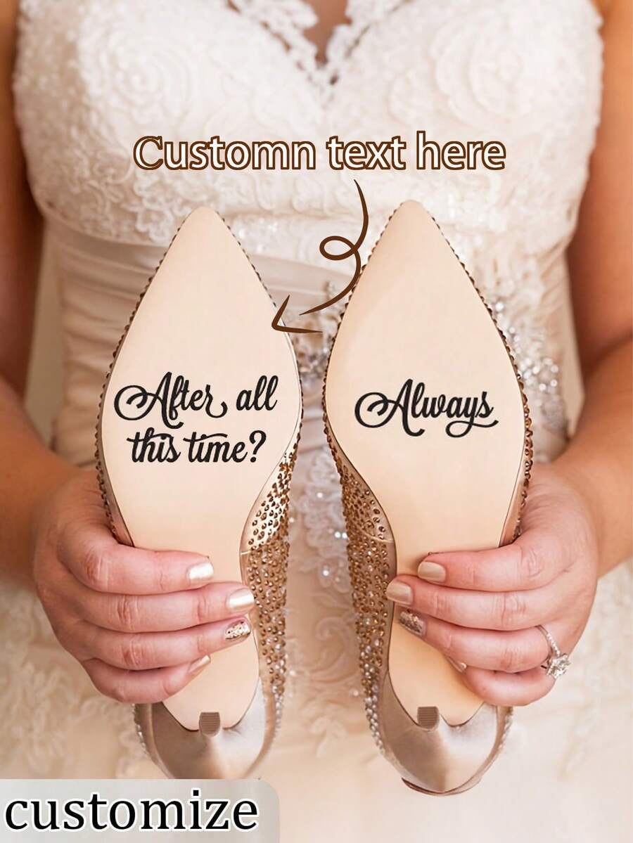 Autocolante personalizate pentru pantofi de nuntă, Autocolante personalizate pentru pantofi de nuntă, Autocolante detașabile din vinil pentru pantofi de nuntă, Design pentru decorațiuni de nuntă, Autocolante personalizate pentru pantofi de nuntă, Decorațiuni adezive pentru încălțăminte de mireasă pentru mire și mire, Autocolante personalizate din hârtie, Accesorii tematice pentru petreceri, Pentru pantofi de nuntă DIY pentru mireasă și mire, Decorațiuni tematice pentru petrecerea de nuntă