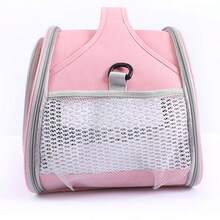 1PC Small Pet Travel Bag For Hamsters, Breathable And Comfortable, With Visibility, Single-Shoulder Design, Suitable For Transporting Small Pets Like Parrots, With A Handle For Carrying. - Multicolor - View 5