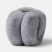 1pc/2pcs LCXSHYE Winter Ear Muffs, Faux Fur Warm Ear Warmers, Cute Foldable Outdoor Ear Muffs For Women & Girls - Black - View 15