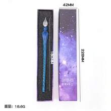 طقم قلم غمس زجاجي، يشمل قلم خط، زجاجة حبر، مناسب لحبر قلم الحبر، خط زجاجي حلزوني مصنوع يدويًا، قلم غمس زجاجي عتيق، لوازم رسم فني، قابل لإعادة التعبئة بالحبر، قلم حبر خط جميل