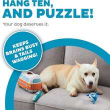 Outward Hound Snack Bag Tortilla Chips Puzzle Squeaky Dog Toys - MàuH - Xem 2