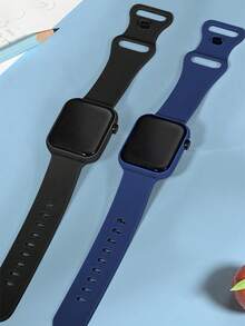 4pcs/Set Unisex Sports Couple Watches, Valentine's Day Gift, LED Digital Luminous Watches, Black/White/Pink/Blue Color Options, Suitable For Holiday Gifts, Valentine's Day Gifts, Gifts For Friends