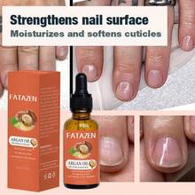 FATAZEN Natural Moroccan Argan Oil For Nails & Hair - Pure Nourishing Treatment Oil Softens Nail Cuticles Moisturizes Smoothes Frizz Strengthens Hair Argan Hair Oil Repair For Damaged Split Ends