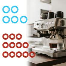 طقم إصلاح حلقات الإحكام لماكينة القهوة من بريفيل، 5 كبيرة و12 صغيرة، لموديلات BES920 و BES980 و BES990 و Oracle Dual Boiler، لإصلاح التسريب وغسالة الحشية، قطع غيار وإكسسوارات