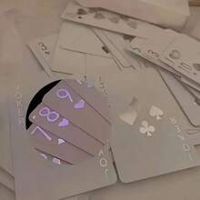 1 Set Of 54 Luminous Playing Cards Personalized High-Value Playing Cards Suitable For Family Friends Student Gatherings Dormitory Bars Travel Holidays Entertainment And Christmas New Year Gifts