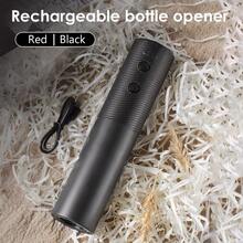 Abridor de Vinho Elétrico, Abridor de Garrafa de Vinho Automático, Saca-rolhas de Vinho Recarregável com Carregamento Tipo-C, Ótimo Presente para Família e Amigos