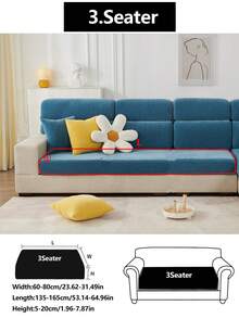 1 Vỏ bọc ghế sofa co giãn, Vỏ bọc ghế sofa bằng vải nhung phủ toàn bộ, Vỏ đệm ghế sofa đa năng cho mọi mùa, Chăn sofa vải dày, Có thể giặt bằng máy, Chống bụi, Thân thiện với thú cưng, Trang trí nhà cửa, Có thể điều chỉnh cho ghế sofa góc, Phòng ngủ, Văn phòng, Phòng khách 1/2/3/4 chỗ ngồi - Xanh đậm - Xem 19