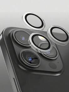 3pcs Tempered Glass Camera Lens Protector, Compatible With IPhone 16/16 Pro Max/16 Pro/16 Plus/ 15 Pro Max/15/15 Plus/14/14 Plus/13/12 Mini/11 Pro, Ultra-Thin, Smooth, Anti-Scratch, Transparent Protective Case Gift For Birthday, Family, Friends Lens Protector, Phone Accessories Waterproof Shockproof Anti-Fall Anti-Fall Anti-Fingerprint Full Cover - Clear - View 10