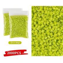 2000 piezas Cuentas de fusión de 2.6mm Mini Pixel Puzzle Cuentas de hierro Cuentas de fusión DIY de alta calidad, regalo hecho a mano, juguete educativo - Frijoles - Ver 18