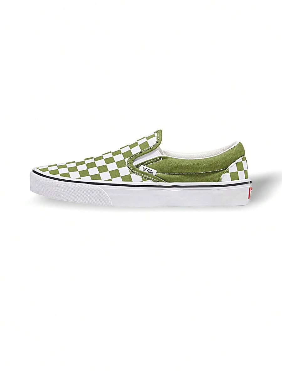 Vans 休闲一脚蹬鞋 无缝轻便透气亲肤易穿脱 多功能日常健身购物郊游男女通用 绿色 M6.5/W8 VN000D03CIB1 - 綠色 - 查看 1