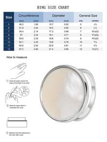 Charm-In 1pc 18K White Gold Plated Copper Disc Ring For Women - Silver. - View 3