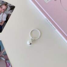 1" DIY Photo Frame Keychain, Korean Style Aesthetic Film Paper Clip Frame, Student Scrapbooking Decor Adhesive Photo Holder