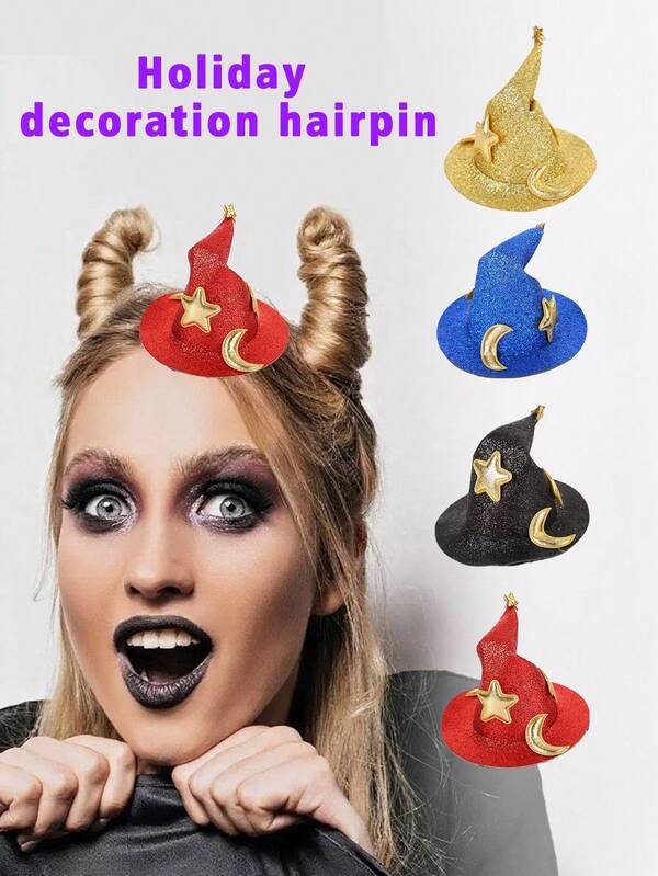 1 Pieza Clip para el cabello con sombrero de bruja de Halloween, Accesorios de sombrero mini para fiestas, Accesorios de sombrero de bruja interesantes, Decoración de peinado para fiestas festivas, Regalo festivo para familiares, amigos y niños., Otoño, Cabello, Accesorios para el cabello, Accesorios, Accesorios para el cabello para mujeres, Viaje, Accesorios para el cabello, Accesorios para mujeres, Accesorio para el cabello, Accesorios para el cabello para mujeres, Herramientas para el cabello, Cosas para el cabello, Cosas, Accesorios de belleza, Regalos, Viaje, Regalos para mujeres, Cosas para el cabello, Regalos de calcetines