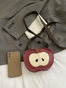 Halloween Apple Bag, Christmas Eve Apple Bag, Single Shoulder Crossbody Bag, Large Capacity, Outing Fashion Bag, One Piece Packaging