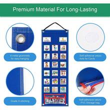 1pc Visual Schedule Calendar, Daily Work Plan, Comes With 2 Hooks And 2 Damage-Free Nails