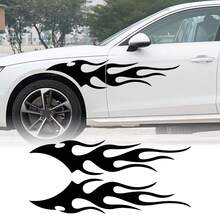 Personalized Car Body Flame Decal Sticker, Suitable For Car Body