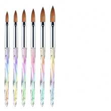 Latest Best-Seller Aurora Glow Diamond Handle Nail Crystal & Extension Brushes