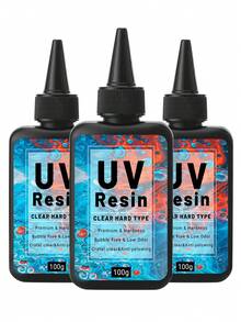 100-500g UV Resin Starter Kit For DIY Jewelry - Clear, Low Viscosity, No Shrinkage - Ideal For Pendants, Earrings & Bracelets