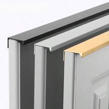 Manijas ocultas simples para gabinetes, tiradores de puertas de armarios de cocina, elegantes manijas largas de aleación de aluminio para muebles