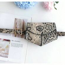 极简腰带包 女士时尚ins风手机包 迷你小包 腰带 黑色 街头时尚 - 彩色 - 查看 15