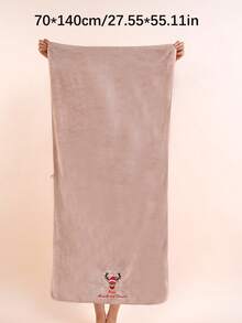 3/2/1pc Polyester Embroidered Towel/Bath Towel, Christmas Gift, Christmas Deer, Holiday Decor, Bathroom Bath Towel/Face Towel, Absorbent Soft, Suitable For Bathing, Sauna, Sports, Christmas Kitchen Hand Towel, Christmas Tree, Snowman Shower Towels For Beaty Salon, Hotel Sports,Home Essentials, Towel, Skin Care - Multicolor - View 10