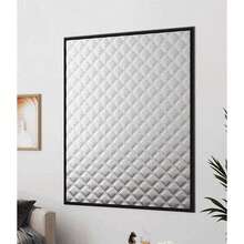 1 rèm cản sáng cách nhiệt 3 lớp, thích hợp cho phòng ngủ, phòng khách, phòng tắm, chống gió, cách nhiệt, cách âm - Màng nhôm màu đen - Xem 4