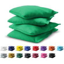 Bolsas de Cornhole de Tela de Pato, Relleno de Maíz para Todo Clima, 16 Colores Disponibles, Accesorios para Juego de Cornhole al Aire Libre - Verde claro - Ver 12