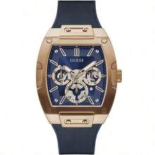 Guess Herren Quadratische Mode Quarz Uhr Serie - Gehäusedurchmesser: 41,5 mm GW0202G2