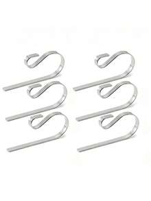 1/3/6 pièces Supports de bas de Noël dorés, crochets de cheminée, supports de décoration d'arbre de Noël antidérapants, convient pour accrocher les décorations de Noël, les bas de Noël de cheminée, les décors de fête