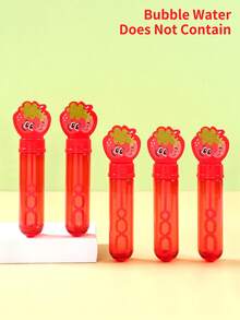 10 قطعة من عصي الفقاعات بشكل الفراولة، عصي فقاعات الفراولة الحمراء الحلوة، زجاجات صابون الفقاعات لحفلات عيد ميلاد البنات، ديكور طاولة الحفلة بموضوع الفراولة، نشاط نفخ الفقاعات في الهواء الطلق، عصي فقاعات صغيرة محمولة، نفخ الفقاعات في الحديقة والمسطح الأخضر، عصي الفقاعات الأساسية للحفلات، هدايا عيد الميلاد، تذكارات الحفلة (سائل الفقاعات غير مشمول) - الفراولة - مشاهدة 1