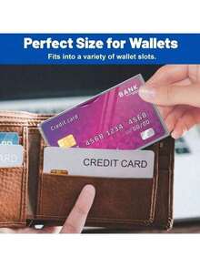 Transparent PVC Waterproof Medical/Social Security Card Protector - Clear Vinyl Plastic Card Holder, Suitable For Insurance Cards, Social Security Cards, Metro Cards, Driving Licenses Or Other Cards, Can Be Used As Card Holder, Wallet, Business Card Holder, Credit Card Holder, ID Card Holder, Unisex MMJD - Thông thoáng - Xem 7