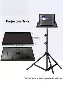 Adjustable Projector Tray - Multi-Functional ABS Storage Organizer For Projectors, Laptops, Sound Cards & Music Accessories | Portable Design For Home & Office Use