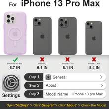 适用于 iPhone 16/15/14/13/12/11 系列透明手机壳，兼容 MagSafe，三层磁性充电盒，iPhone 16 Pro Max 重型防震防摔手机壳，适用于圣诞节、生日、新年礼物、冬季、送给家人、朋友、生日、女朋友、男朋友的礼物 - 紫色 - 查看 15
