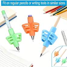 JuneLsy Pencil Grips For Kids Handwriting Pencil Gripper Pencil Holder Posture Correction Training Writing AIDS For Preschooler Kids Toddler Children Special Needs