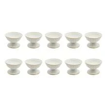 Set Of 10 Wedding Flower Vases Elegant Vase Decor Stand For Parties, Weddings, And Christmas Table Settings, Perfect For Displaying Fresh Or Artificial Flowers, Features A Sleek And Stylish Design To Complement Any Event Or Home Décor, Ideal For Centerpieces, Banquets, Or Holiday Gatherings, Adds A Touch Of Sophistication And Charm To Your Celebrations, High-Quality Construction For Long-Term Use, A Must-Have Decoration For Brides, Event Planners, And Hosts Looking To Elevate Their Table Settings With Stunning Floral Displays. - Vàng trắng - Xem 2