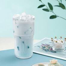 Glass Cups With Lids And Glass Straws High Borosilicate 20OZ Tumblers 2Pcs For Coffee Tea Juice Smoothies Hot/Cold Drinks At Home Office - 4 件玻璃-550 - 查看 5