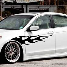 Personalized Car Body Flame Decal Sticker, Suitable For Car Body