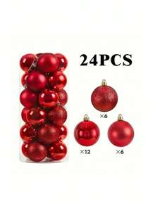 Adornos de bolas de Navidad para decoración del hogar y fiestas