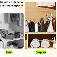 ¡Recomendado4 Pcs Organizador de Bolsos para Clóset, Organizador de Bolsos de Mujer de 4 Pcs y 16 Compartimentos, Organizador de Closet para Bolso de Mano, Libros, Armario, Dormitorio¡Top de Temporada - 1 - Ver 5