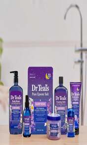 Dr Teal'S Foaming Bath With Pure Epsom Salt, Sleep Blend With Melatonin, Lavender &Amp; Chamomile Essential Oils, 34 Fl Oz (Pack Of 2) - ColorE - 查看 8