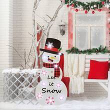 1 Stück beleuchteter Weihnachtsmann, vorbeleuchtete Weihnachtsdekoration, Weihnachtsdekoration mit weißem Licht, leuchtender Weihnachtsmann, Weihnachtsdekoration für Outdoor, riesiger Weihnachtsmann, geeignet für Weihnachtspartys, Terrasse, Innenraum-Weihnachtsdekoration