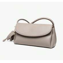 Sac bandoulière femme Niche, sac à main polyvalent souple, petit sac carré - Gris - Voir 3