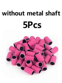 100pcs/Box Seamless Polishing Strips Set: Pink Mini Nail Polishing Strips With Sanding Heads, Electric Nail Grinder Sanding Heads, Nail Removal Polishing Strips, Nail Polishing Tools - Pink - View 16