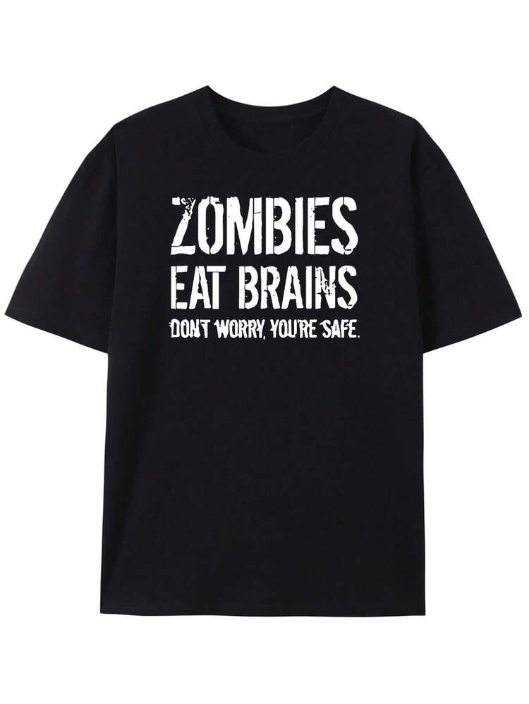 Men T-Shirts - 黑色 - 查看 3